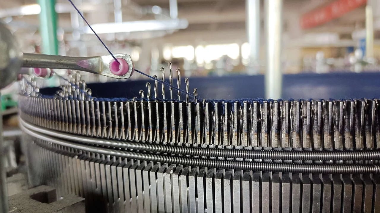 Shijia knitting machine cylinder detail